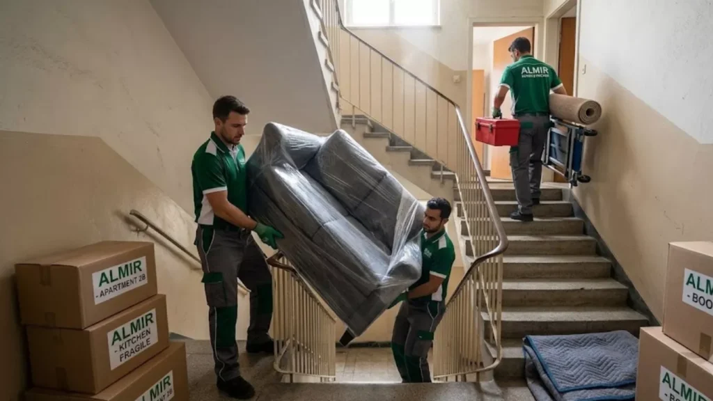 الانتقال من شقة