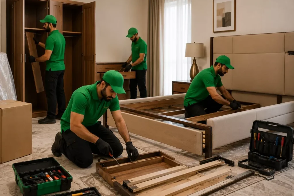 خدمات التعبئة والنقل للمنازل